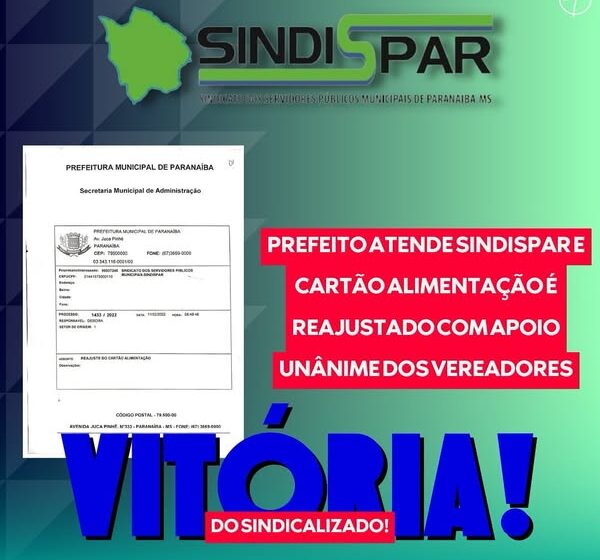  Cartão Alimentação é Reajustado Após 13 Anos com Apoio Unânime dos Vereadores